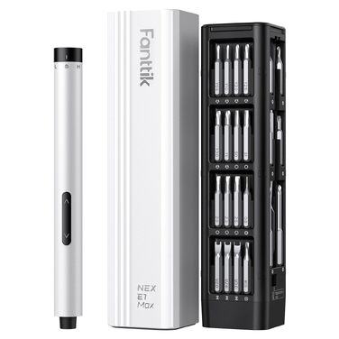 Набір викруток Fanttik E1 Max Mini 50-в-1, електричний, магнітний, точний, для ремонту iPhone, ноутбуків, окулярів, годинників (білий)