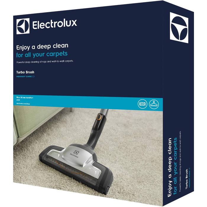 Насадка-щітка для пилососа Electrolux ZE119, чорна/сіра