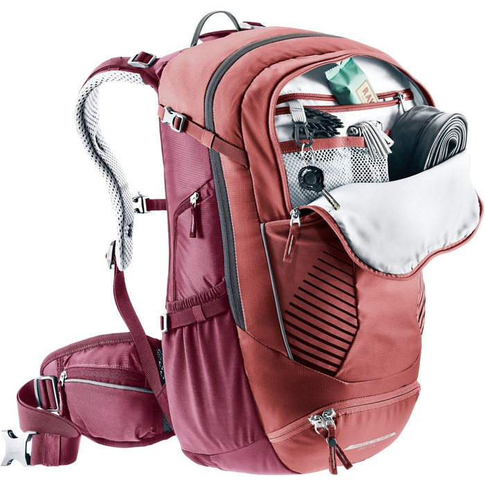 Жіночий велосипедний рюкзак Deuter Trans Alpine 28 SL Caspia-maron, 28 л