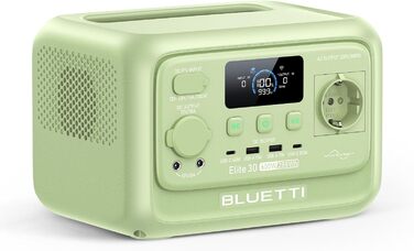 Портативна електростанція BLUETTI Elite 30 V2, ємність 288 Wh, номінальна потужність 600 W, пікова потужність 1500 W
