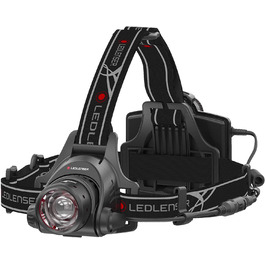 Налобний ліхтар Ledlenser H14R.2, 1000 лм, акумуляторний, до 35 годин, червоне світло, фокусування однією рукою