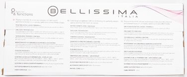 Випрямляч для волосся Bellissima XL ION з іонізацією, широка керамічна пластина з кератиновим покриттям, 5 температур (150-230°C), швидкий нагрів, кабель 1.8 м