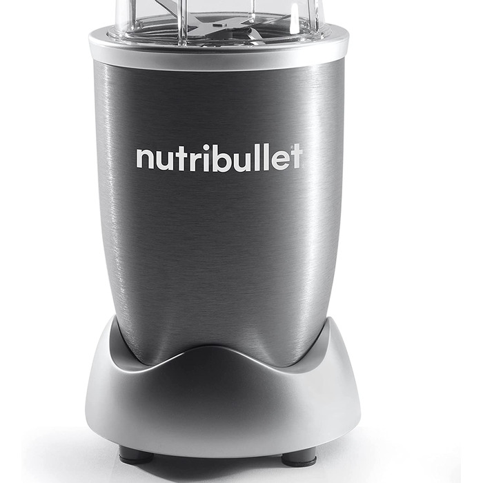 Електричний блендер-міксер Nutribullet Original 600 Вт, сірий, з чашами 700 мл та 500 мл, для смузі та подрібнення, модель NB606DG