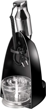 Професійний блендер ESGE Zauberstab M 200 Chrom 90580, 200 Вт, 17000 об/хв, ручний міксер з аксесуарами, ергономічний дизайн, спіральний кабель