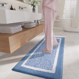 Килимок для ванної кімнати COLOR&GEOMETRY 60x110 см, неслизький, швидковисихаючий, для ванної, душу, пральні