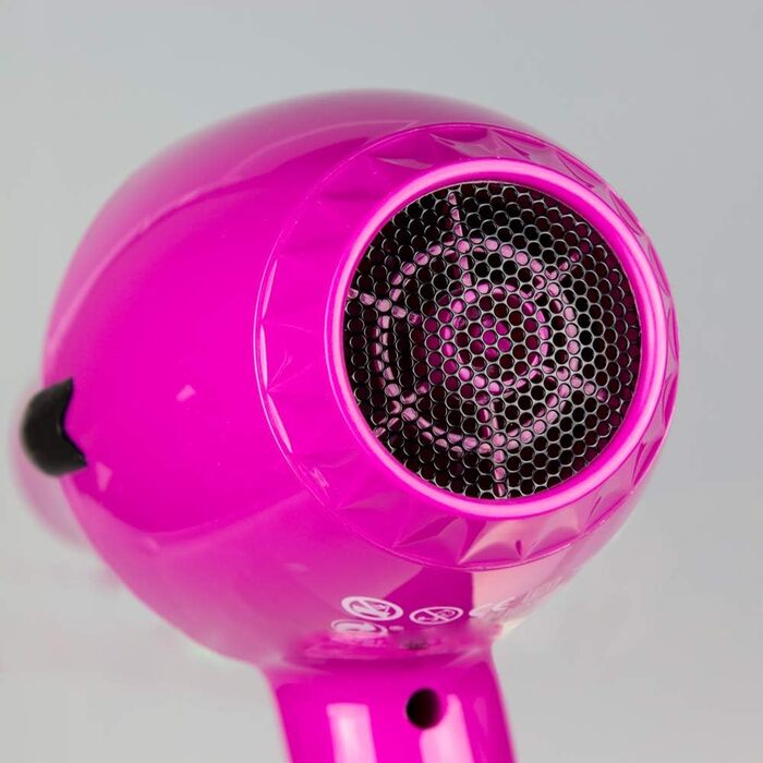 Професійний фен для волосся ID Italian Design 2200W, 3 температури, 2 швидкості, насадка для укладання, рожевий