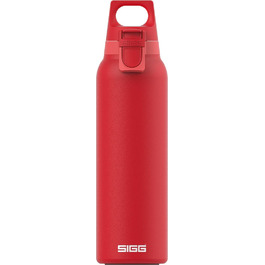 Термос-бутилка SIGG Hot & Cold One з ситечком, 0.55 л, ізольована, нержавіюча сталь 18/8, BPA-free, для чаю та напоїв, Scarlet