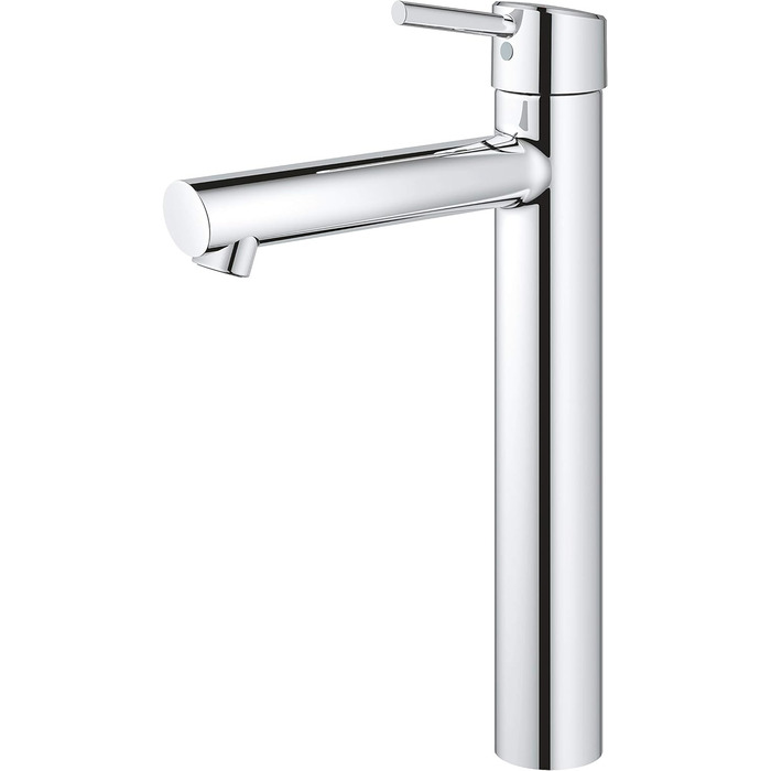 Змішувач для раковини GROHE Concetto одноручний, з QuickFix, хром (23739002) для настановних раковин