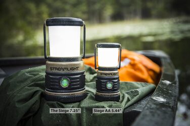 Ліхтар кемпінговий Streamlight Siege 200 люмен, на батарейках AA, ручний, для роботи та відпочинку, койот