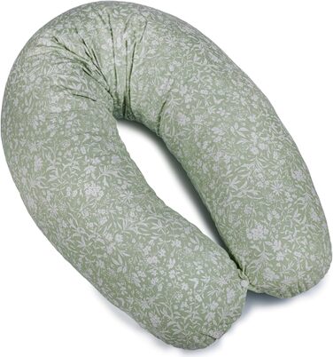 Подушка для годування та вагітних Ceba Baby Wildblumen XXL, 190 см, 100% бавовна, сертифікат OEKO-TEX