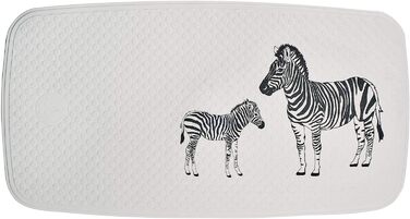 Протиковзкий килимок для ванни RIDDER Zebra білий 38x72 см