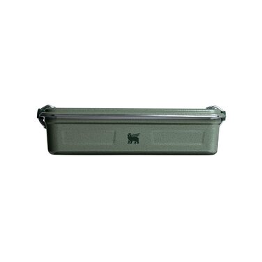 Ланчбокс зі сталі STANLEY 1913 Classic Box 1.2L/2.0L, герметичний контейнер для їжі, BPA-free, колір Hammertone Green