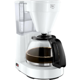 Кавоварка Melitta Easy з фільтром, скляною колбою, антикрапельною системою, на 10 чашок, біла