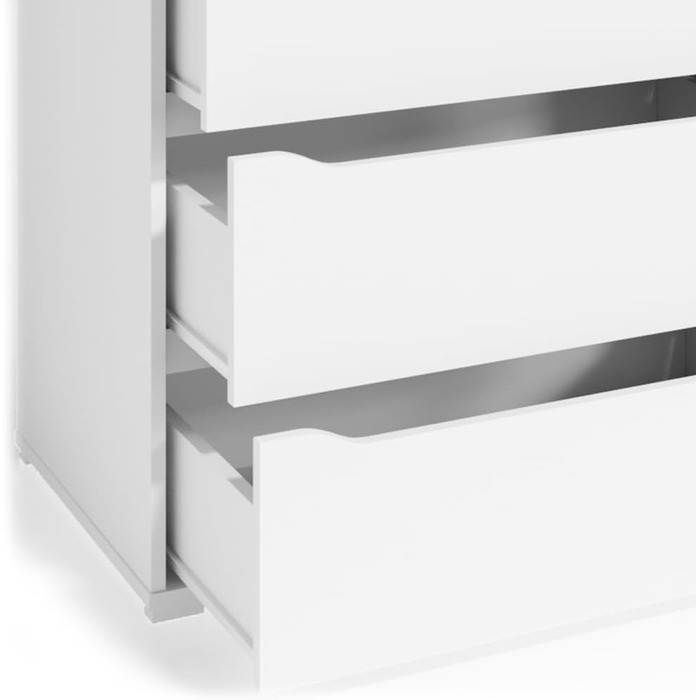 Комод Vicco Ruben білий 80x102 см, великий розмір