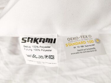Подушка для сну SAKAMI Premium Dakimakura 160 x 50 см, ортопедична подушка для вагітних та сну на боці, внутрішній наповнювач