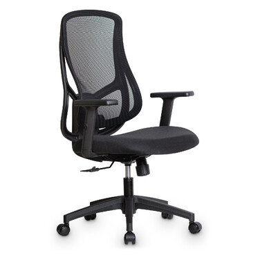 Крісло Mealux Flow Lite Fabric Black (арт. HF-B20 F/B)