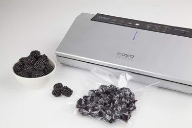Вакууматор Caso GourmetVac 380 Single: професійний вакуумний пакувальник з подвійним швом, насосом 20 л/хв, регулюванням потужності + 10 пакетів
