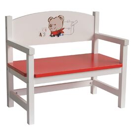 Дитяча лава для ляльок Roba Teddy College, біла, меблі для ляльок