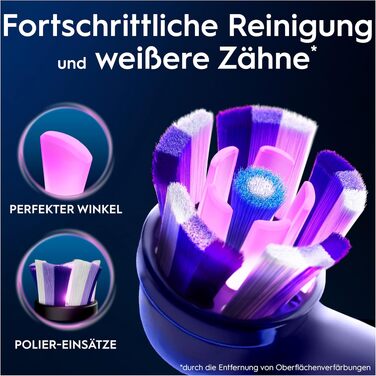 Смінні насадки для електричної зубної щітки Oral-B iO Radiant White (Білий, 8 шт.)