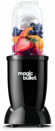Електричний міні-блендер Magic Bullet, 200 Вт, 3 насадки, чорний
