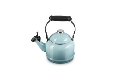 Емальований чайник Le Creuset Halber зі сталі з металевим фінішем, 1.25 л, колір «Морська сіль»
