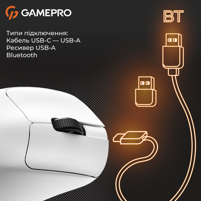 Бездротова миша GamePro Genesis  Avenger  (GM096W)
