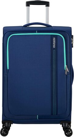 Валіза American Tourister Sea Seeker Spinner M 68 см 61 л синя (Combat Navy)