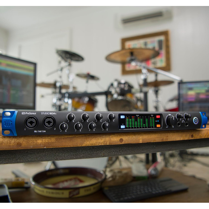 Аудіоінтерфейс PreSonus Studio 24c USB-C для запису, стрімінгу, подкастингу + Studio One Artist, Ableton Live Lite