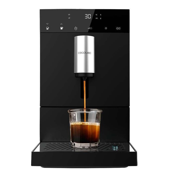 Кавомашина автоматична Cecotec Cremmaet Compact Steam 1350 Вт, 19 бар, з вбудованою кавомолкою та резервуаром 1.1 л