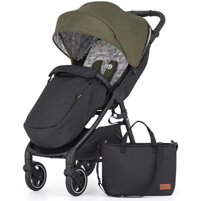 Дитячий прогулянковий візок Petite&Mars Royal 3 BLACK Mature Olive
