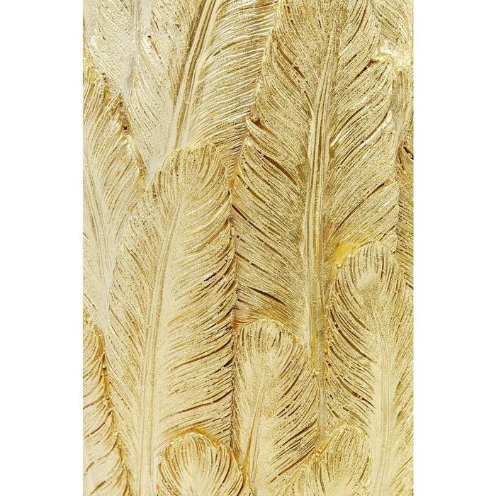 Ваза Kare Design Feathers золота, декоративна настільна ваза для вітальні 92x35x35 см