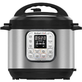Мультиварка Instant Pot Duo 3л – електрична, 7-в-1, з нержавіючої сталі, скороварка, рисоварка, пароварка, йогуртниця