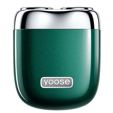 Електрична бритва Yoose MINI для чоловіків, водонепроникна IPX7, з мотором 8000 об/хв, Type-C, зелений колір