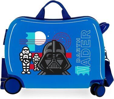 Дитяча валіза Star Wars Galactic Empire, синя, 50x38x20 см, ABS, 34 л, кодовий замок, 4 колеса, ручна поклажа