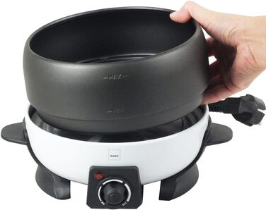 Електрофондю Kela Simplon 1,9 л, для олії, сиру, м'яса та шоколаду, 800 Вт, на 6 осіб