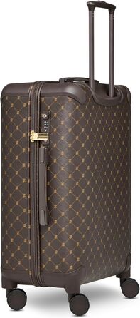 Валіза Lazarotti Palermo (Dark Brown) 3 шт: S 55см, M 66см, L 79см - Набір дорожніх валіз з полікарбонату з TSA-замком та 4 колесами