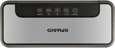 Вакууматор G3 Ferrari Fresco Vac G20167, 110 Вт, з подвійним насосом та сенсорною панеллю, комплект 5 пакетів