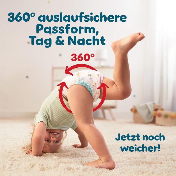 Підгузки-трусики Pampers Baby-Dry розмір 6 (13-19 кг), 138 шт, захист від протікань 360°