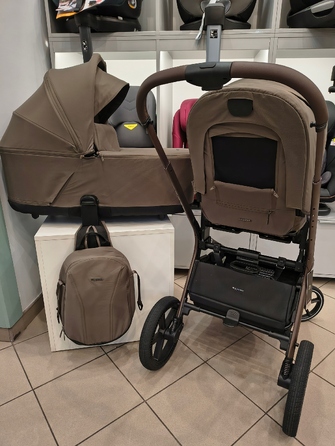 Дитячий візок 2в1 My Junior MAVI (обличям до батьків та по ходу руху), Mocca Brown
