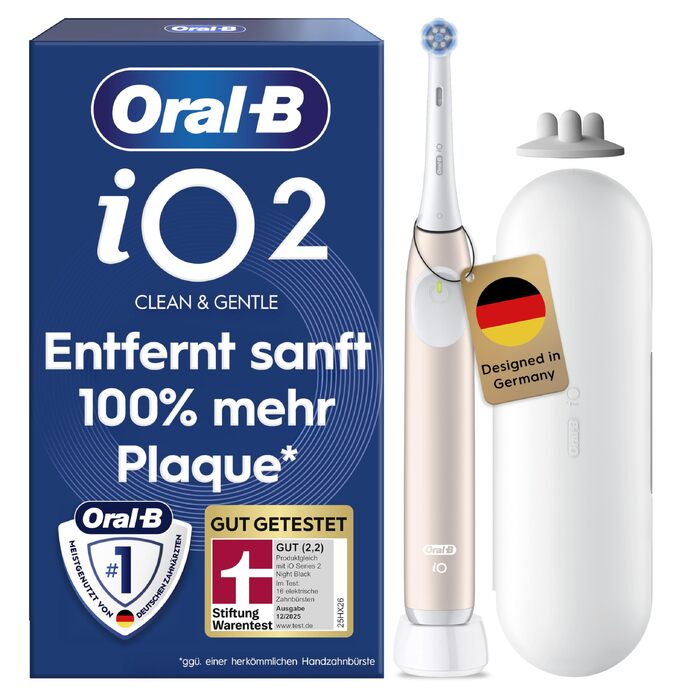 Електрична зубна щітка Oral-B iO Series 2, колір Calm Pink, комплект з 1 щіткою та 1 насадкою