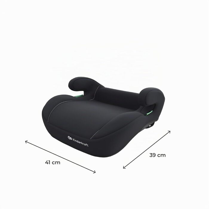 Дитяче автокрісло Kinderkraft I-SPARK 2 PRO (100-150 см), i-Size, 2 в 1, чорне/сіре