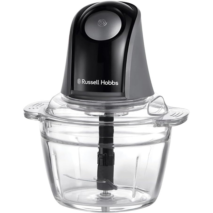 Подрібнювач кухонний електричний Russell Hobbs Mini Zerkleinerer 1л, сталь, 350W, чорний матовий 27131-56