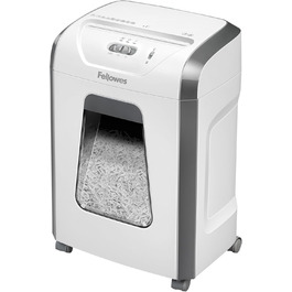 Fellowes Powershred 15C: Офісний шредер для дому, 15 аркушів, 19л контейнер, P4, білий