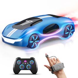 RC Авто на радіокеруванні Stunt Car з світлом та димом, 2.4GHz, для дітей від 6 років, блакитний