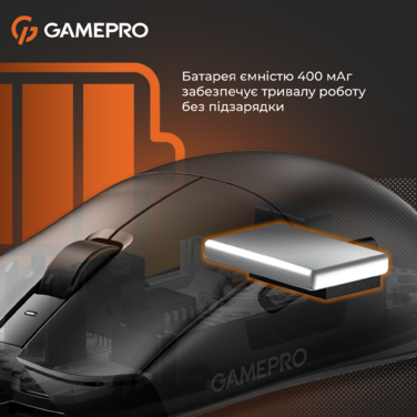 Бездротова ігрова миша GamePro Genesis Wizard (GM160B)