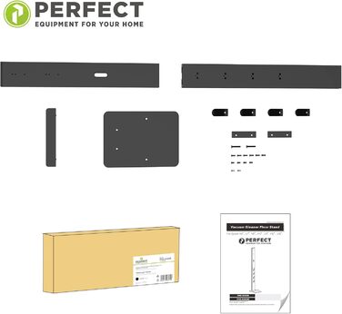 Підставка для пилососа PERFECT EQUIPMENT PHD-D200B, алюмінієва, чорна