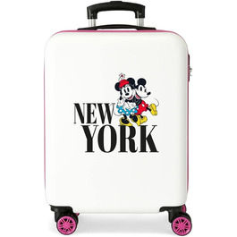 Дитяча валіза Disney Mickey & Minnie, кабінна, Нью-Йорк, біла