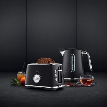 Тостер Sage Toast Select Luxe на 2 тости з LED-таймером, чорна нержавіюча сталь