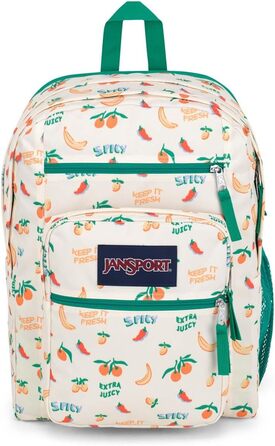 Рюкзак JanSport Big Student Five A Day Cream, великий шкільний кремовий