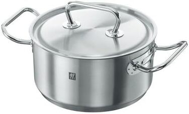 Набір каструль ZWILLING Twin Classic 4 предмети, нержавіюча сталь, сріблястий, для індукційних плит, з кришками